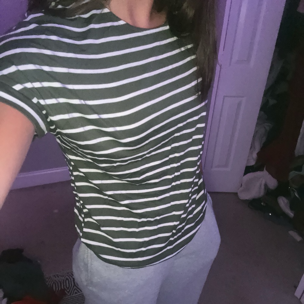 Green women’s shirt